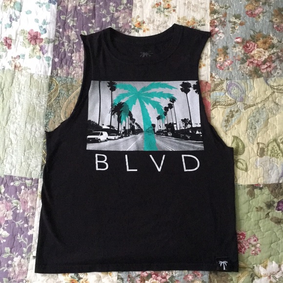 Tops - 🌴BLVD Palm Tree Muscle Tank Top🌴